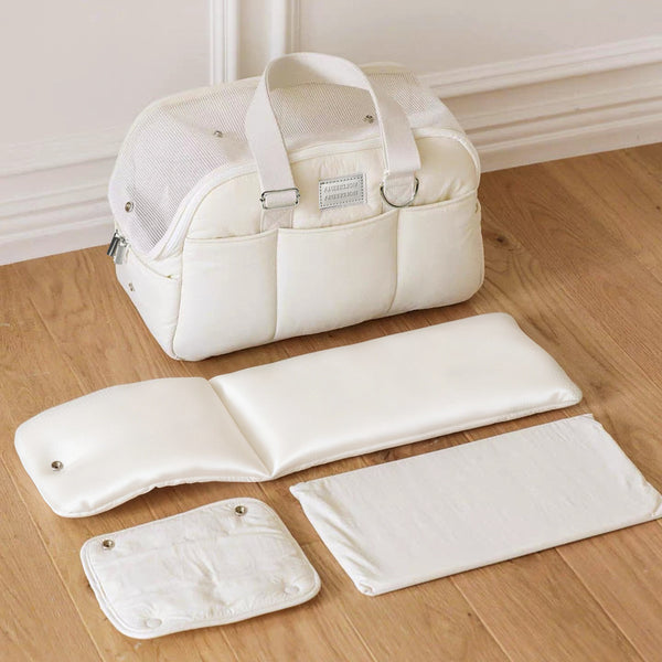 Winter Warm Cat Carrier | Large Capacity Breathable Shoulder Pet Bag for Cold Weather Travel